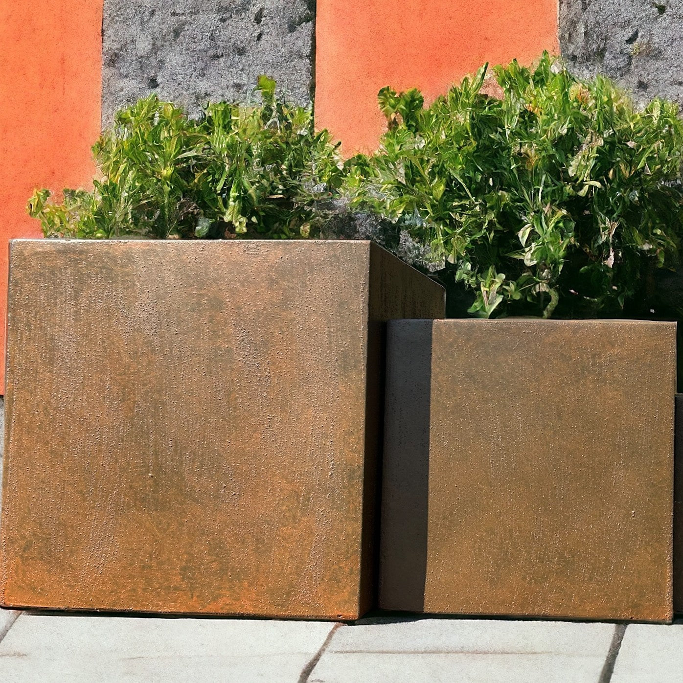 Corten Effect Box - Stonelite / Fibreclay