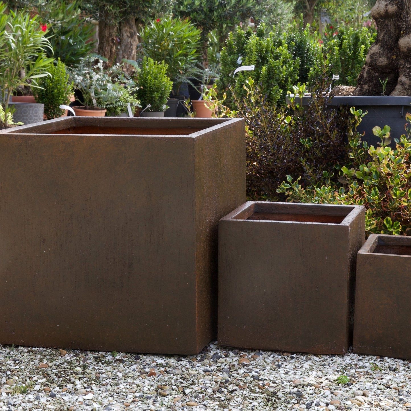 Corten Effect Box - Stonelite / Fibreclay