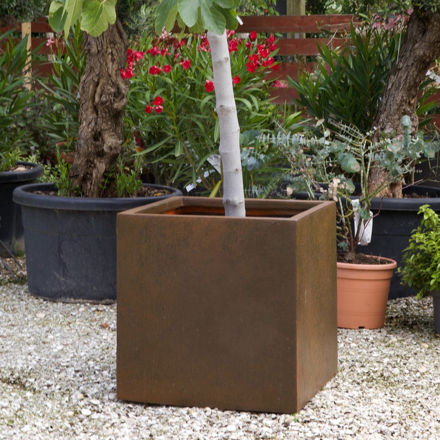 Corten Effect Box - Stonelite / Fibreclay
