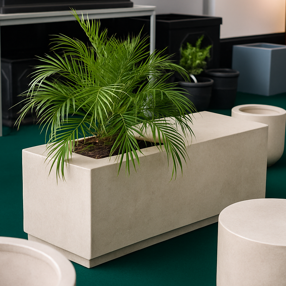 Rustic Planter Bench