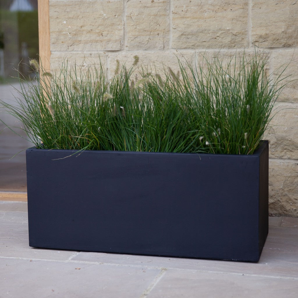 Smooth Urban Trough - Black - Stonelite / Fibreclay